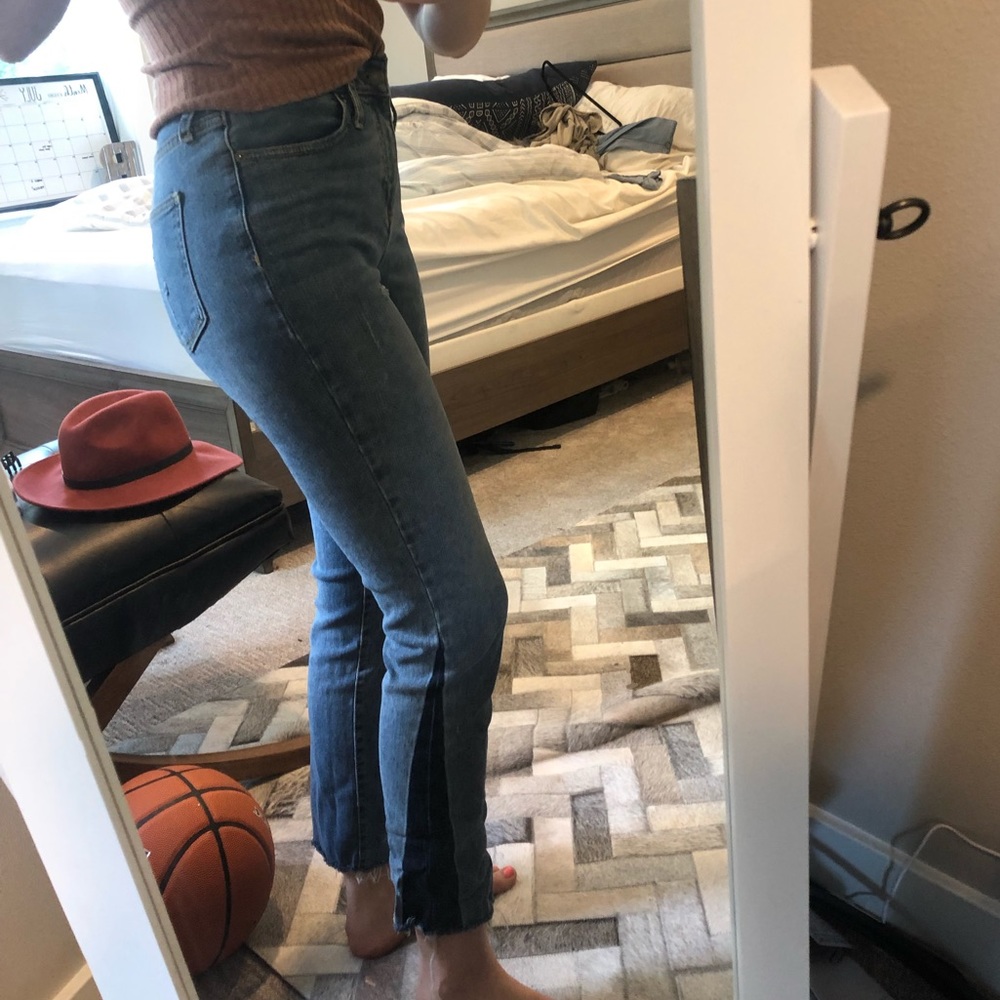 High waisted mom jeans